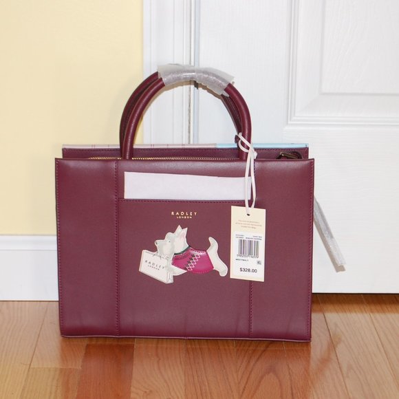 NWT Radley London Window Shopping Medium Zip Top Multiway Bag - Picture 3 of 6
